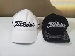Lot of 2 Titleist Golf Hats