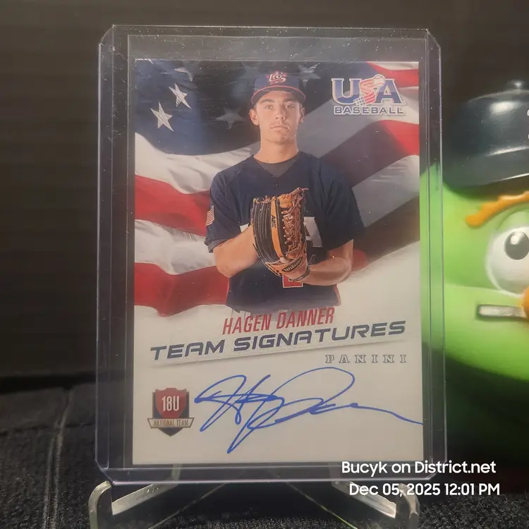 2015 Team USA Auto - Hagen Danner Toronto Blue Jays 304/499