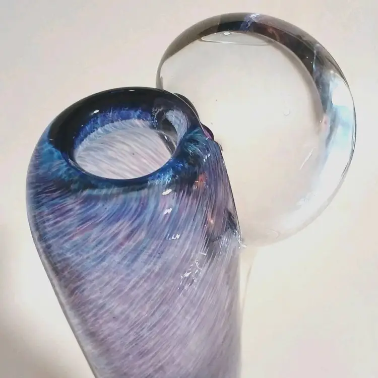 Bertil Vallien Kosta Boda Apostrophe Art Glass Vase Signed & Numbered