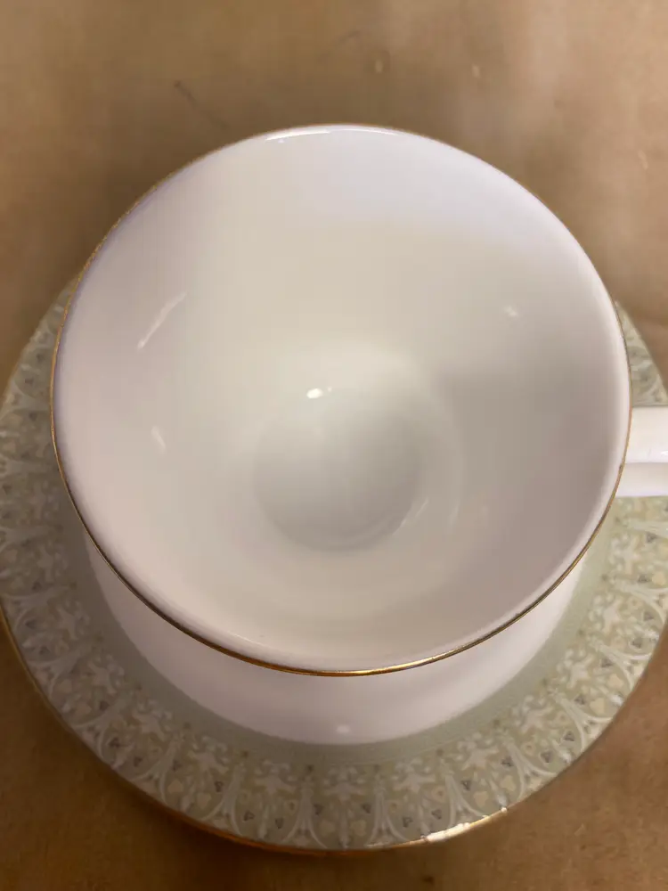 Vintage Royal Doulton bone china cup and saucer Sonnet Design