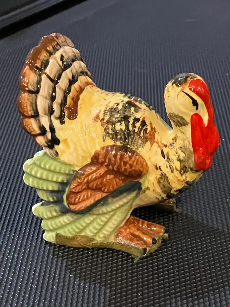 Vintage Turkey Salt and Pepper Shakers