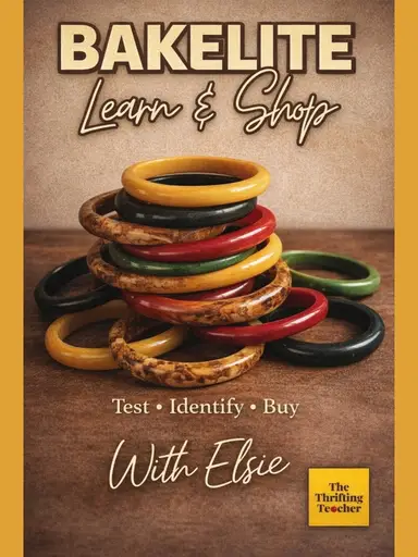 Bakelite Learn & Shop w/Elsie