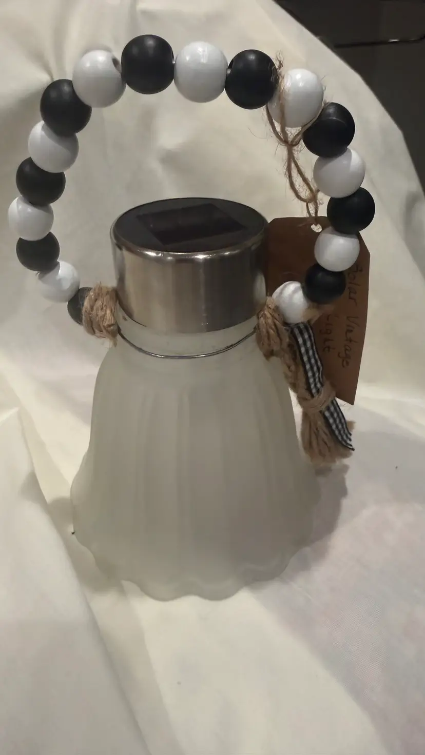 Vintage Globe Light Solar