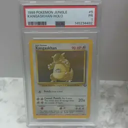 1999 Pokemon Jungle Kangaskhan Holo #5 PSA 1
