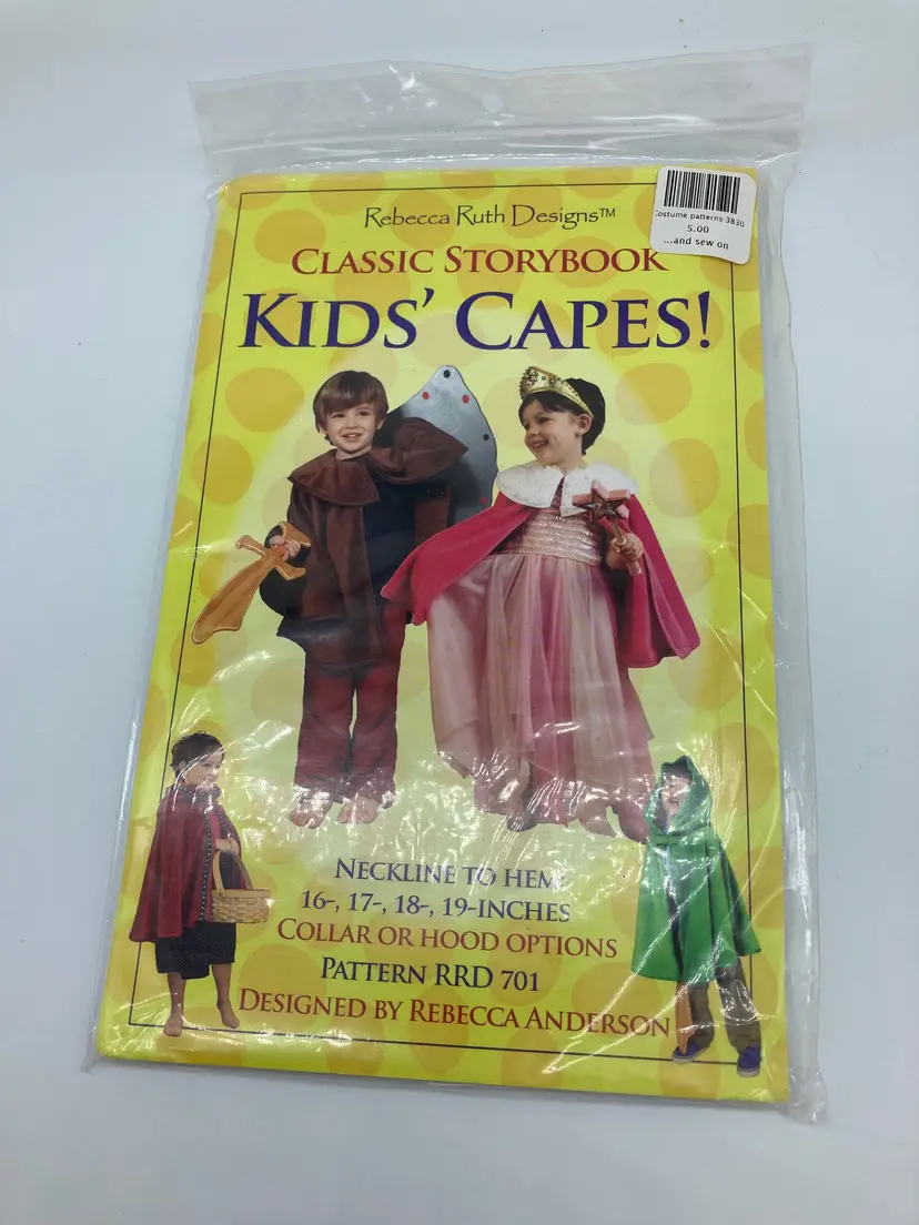 Kids' Capes Costume Pattern