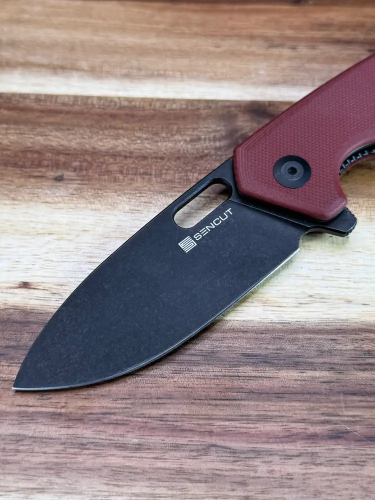 SENCUT Acumen Folding Knife 2.98" 9Cr18MoV Steel Drop Poin Blade G10 Handle