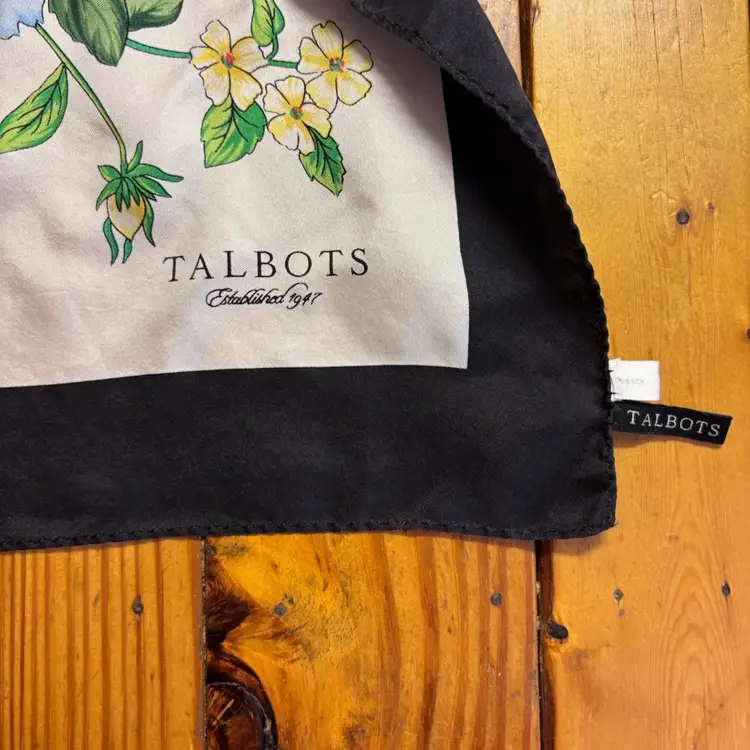 Talbots 100% Silk Scarf 34”