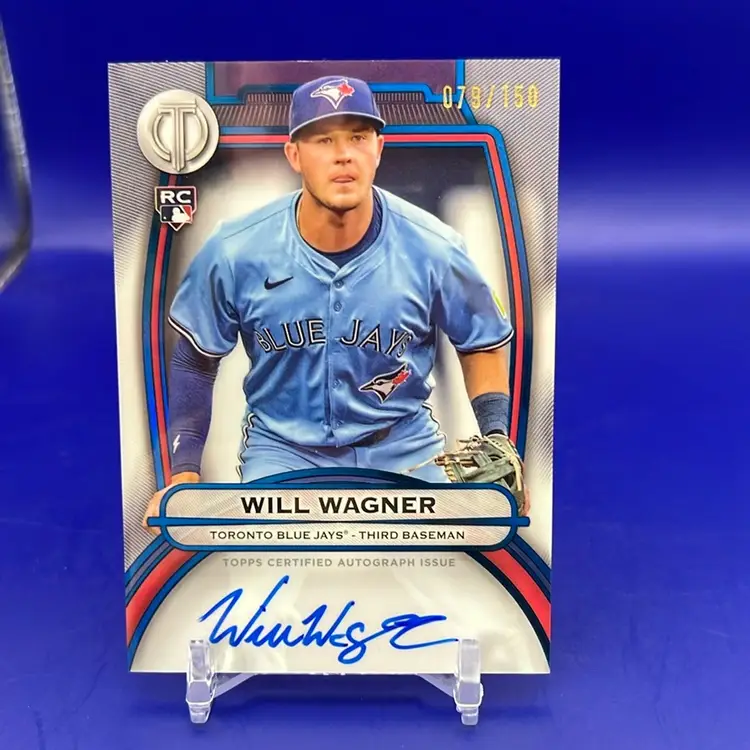 Will Wagner 2025 Topps Tribute Auto /150 Toronto Blue Jays