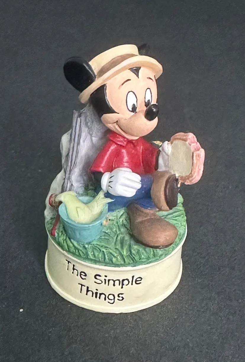 Vintage Lenox Disney Movie Star Mickey Thimble The Simple Things in Original Box