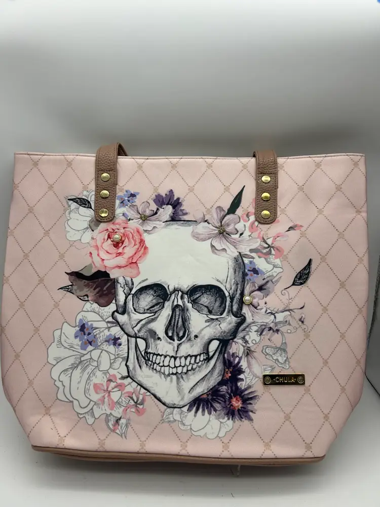 Brand New Chula Tote Bag With Sugar Skull