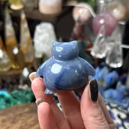 Snorlax Pokémon Blue Aventurine 22a