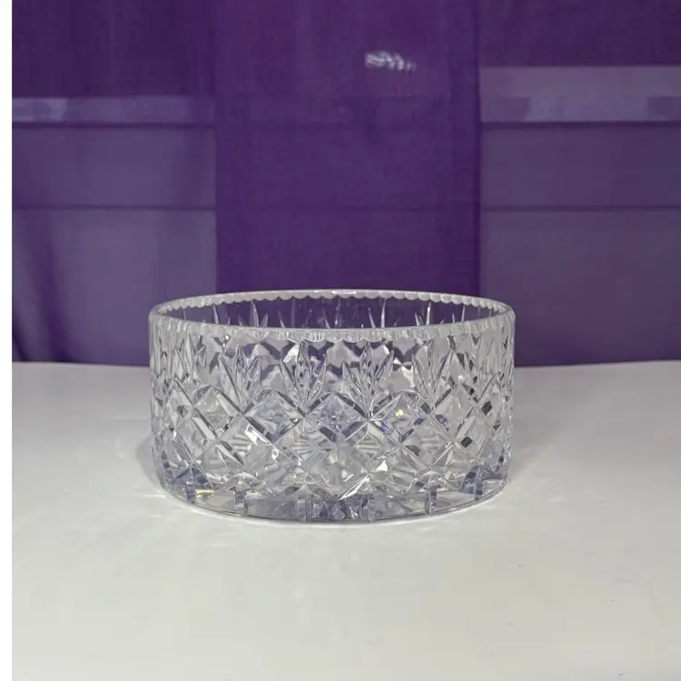 Timeless Intricate Cut Pattern Glassware Bowl