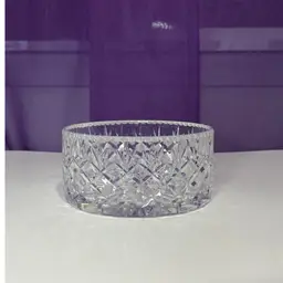 Timeless Intricate Cut Pattern Glassware Bowl