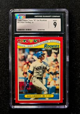 1990 TOPPS TOYS R US ROOKIES #13 KEN GRIFFEY JR. GRADED CGC 9 MINT