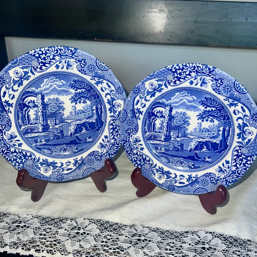 Spode “Italian” Set Of 2…. 6in Plates