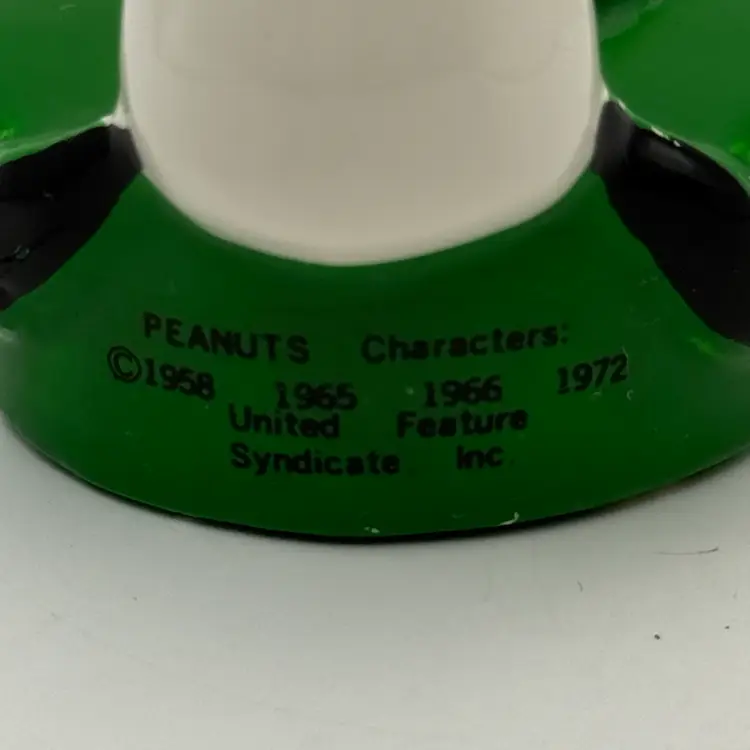 Vintage Collectible Comic Peanuts Snoopy And Woodstock Figurine