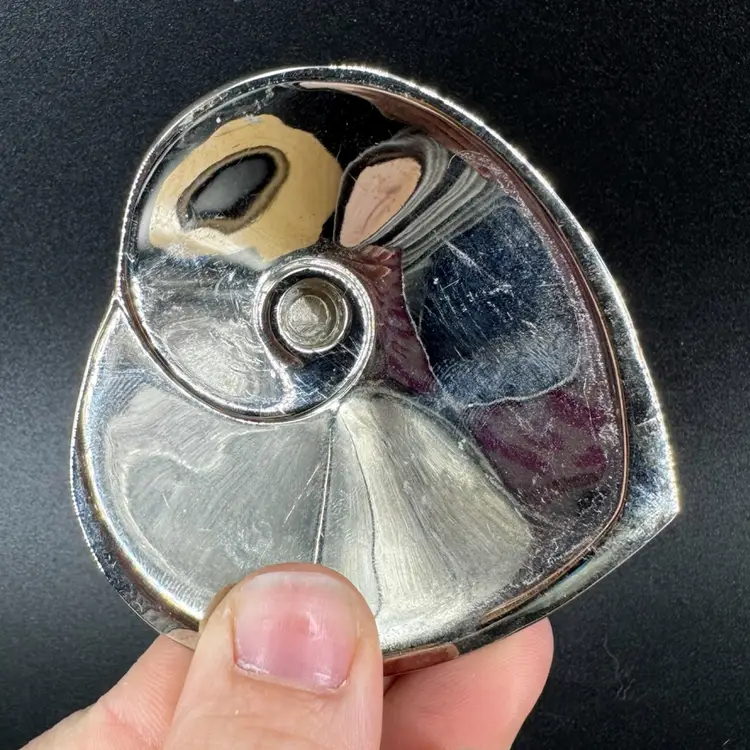 Dansk Heart shaped Taper Candle Holder