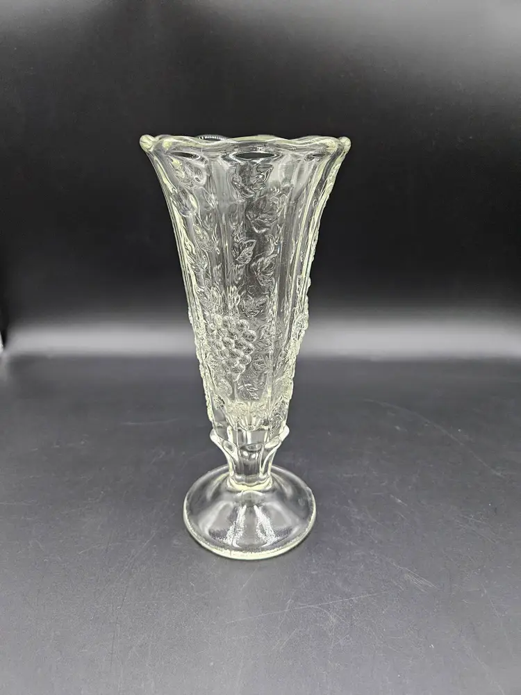 Westmoreland Clear Paneled Grape Vase