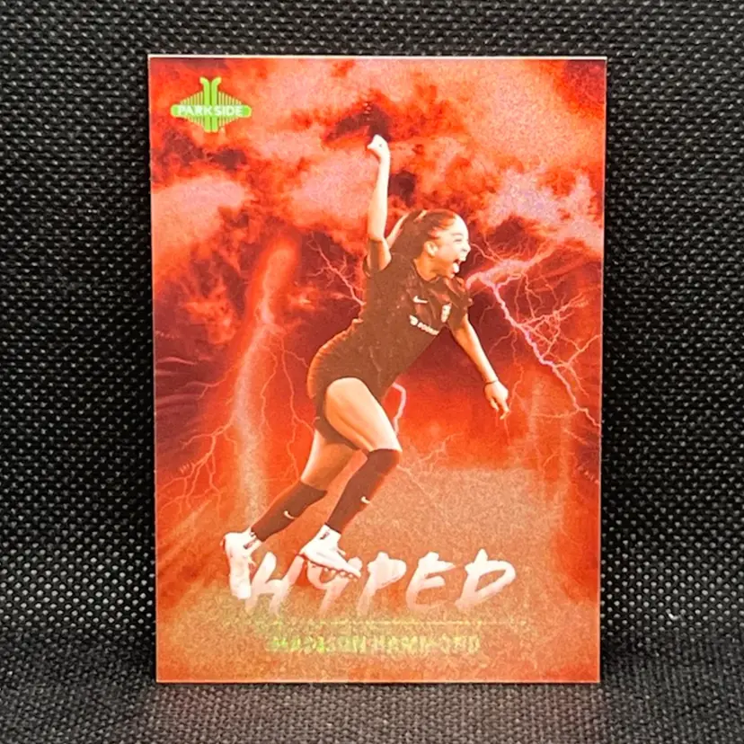 Madison Hammond 2024 NWSL Parkside Vol 1 Hyped Red /10 Angel City Soccer Card