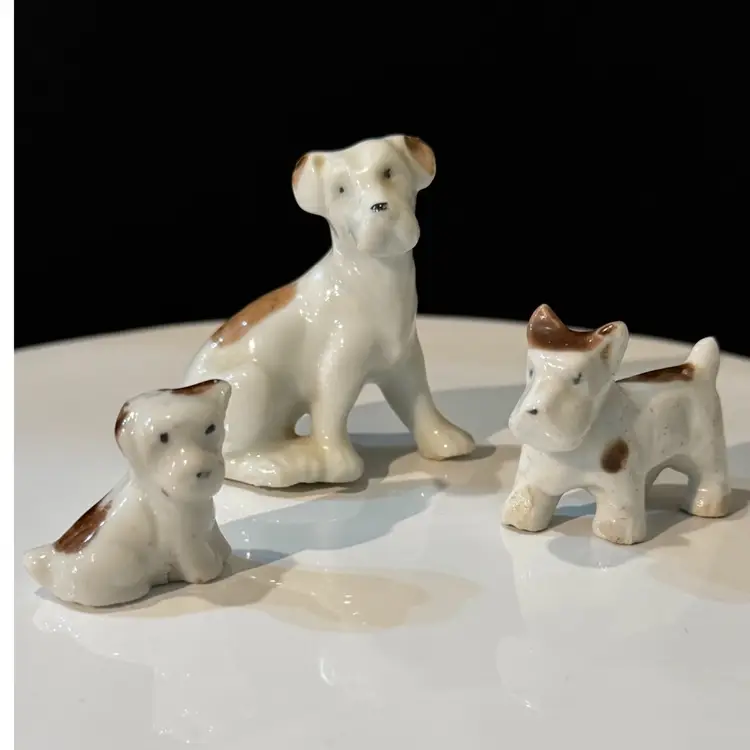 Set Of 3 Vintage Terriers