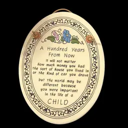 Wisconsin Trinity Pottery Quote Wall Décor Ceramic