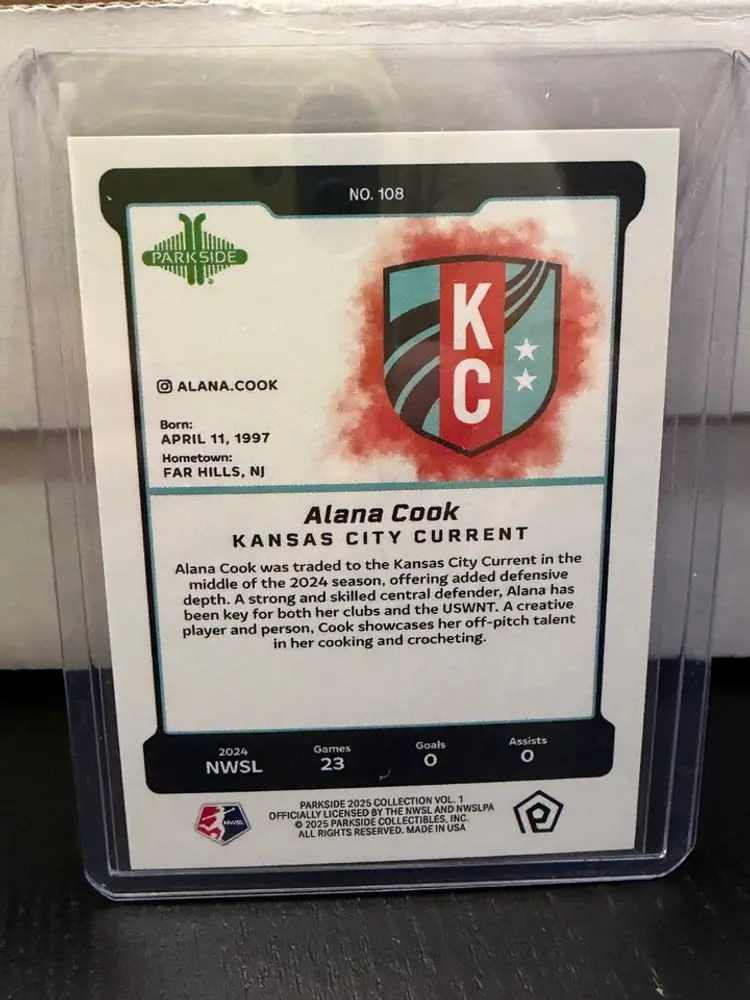 Alana Cook 2025 Parkside Vol 1 Project Purple /5