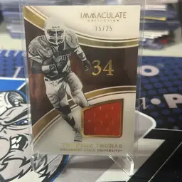 Thurman Thomas Immaculate GAME WORN/25! 😳