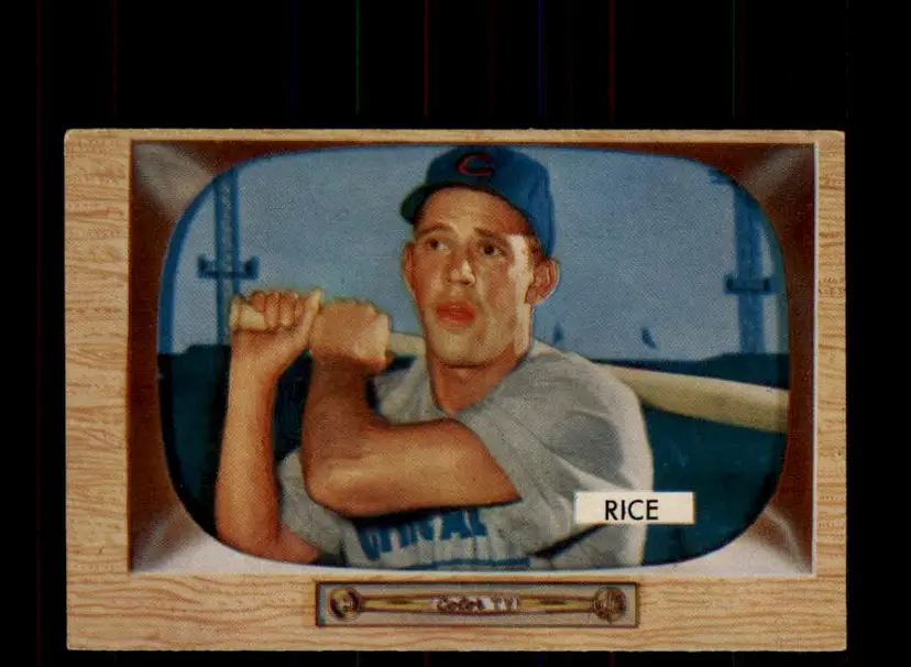 1955 Bowman #52 Hal Rice - (pk-tl3) - Chicago Cubs