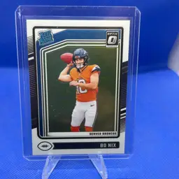Bo Nix 2024 Panini Optic Football RC Denver Broncos