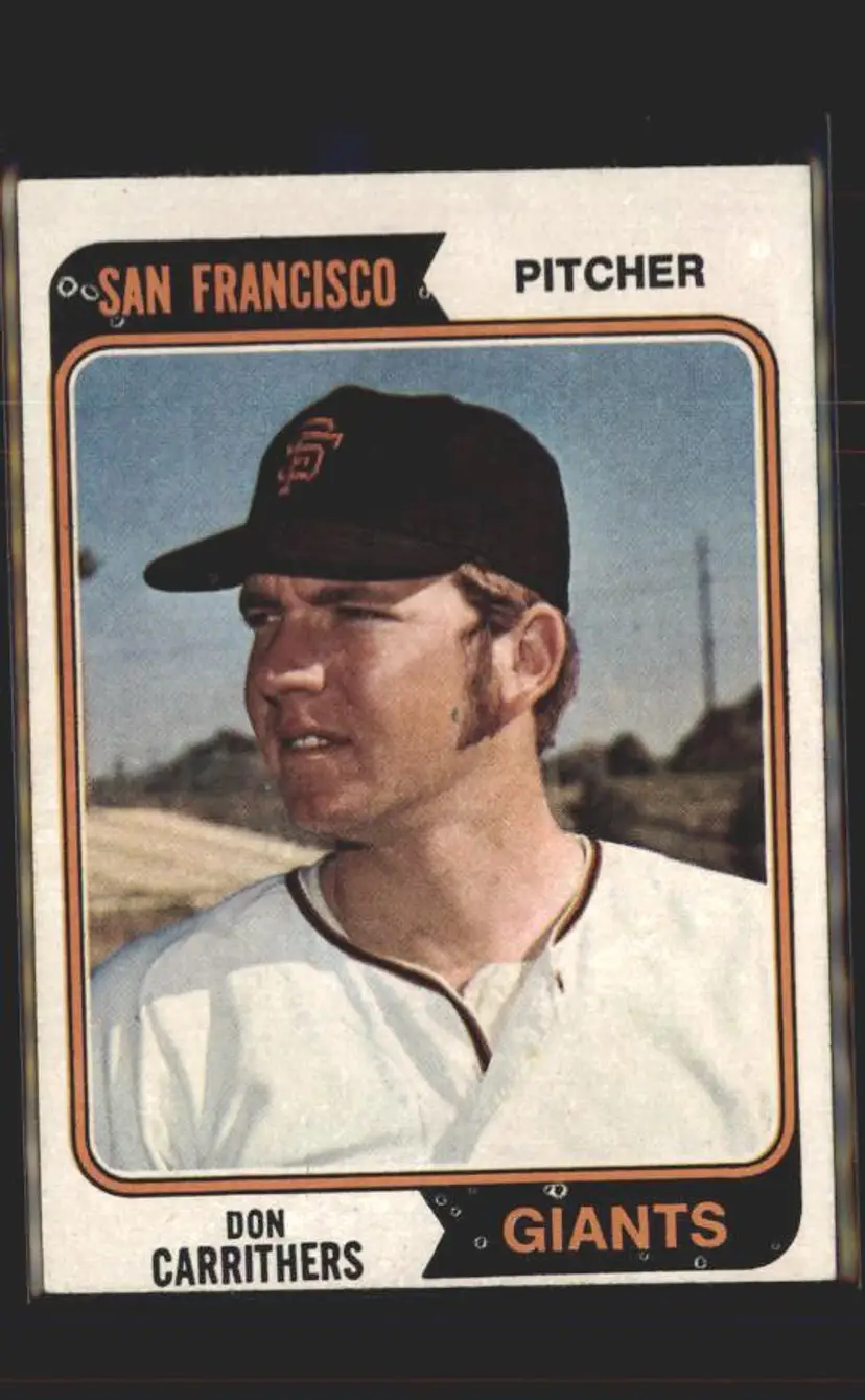 1974 Topps #361 Don Carrithers - (pk5) - San Francisco Giants