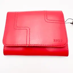 XOXO Red Trifold Wallet B25