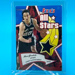 2005 Topps Many Ginobili Bazooka All Stars Relic San Antonio Spurs
