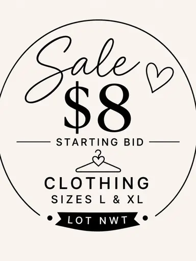 $8 Starts - Women’s Clothing Large/ XL - Lots Of New With Tags 
