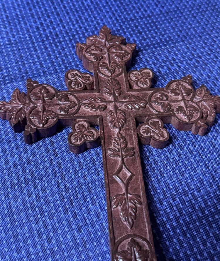 Growth Cooperate Wall Hanging Cross Plaque 2001 Made In China