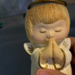 Vintage Hallmark Praying Angel Stocking Holder