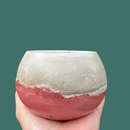 3.25” Red Mountains Globe Concrete Planter