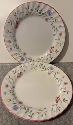 2 Vintage 1985 Johnson Brothers Summer Chintz Salad Plates # 3064