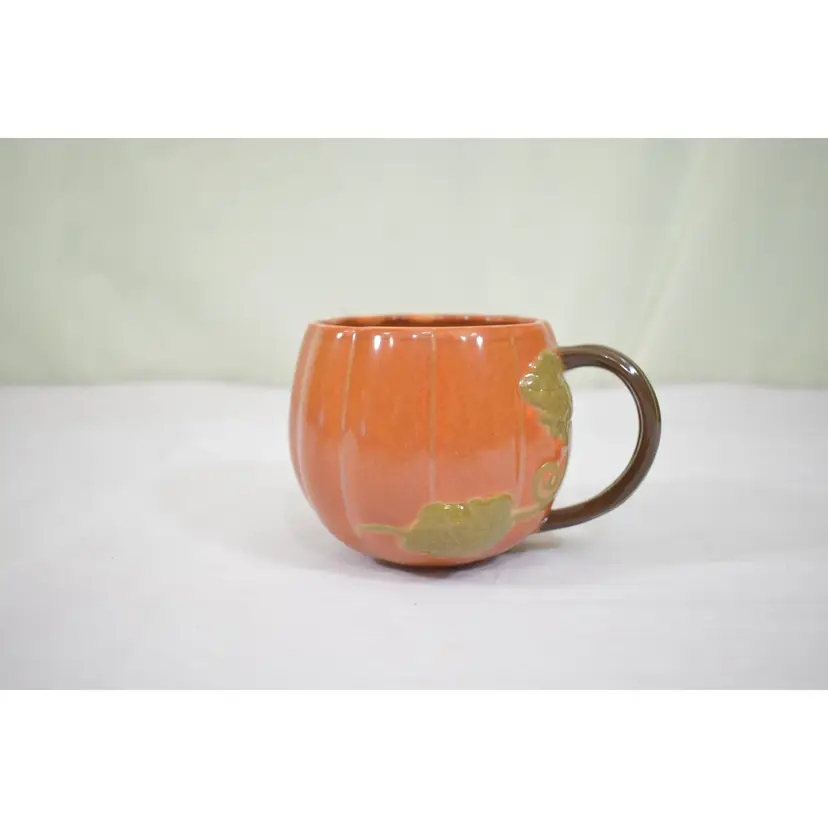 Starbucks Halloween Ceramic Pumpkin Mug Retired