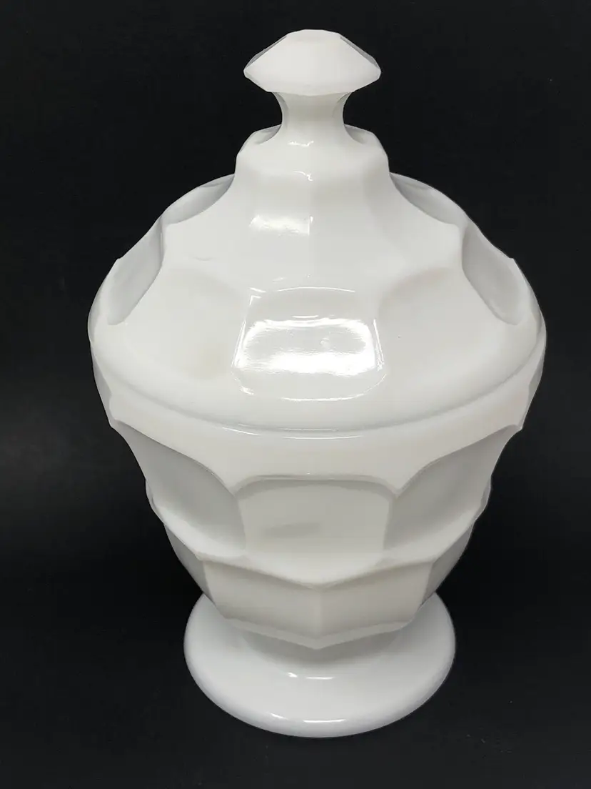 Ashburton Pattern Westmoreland Covered Compote Candy Dish