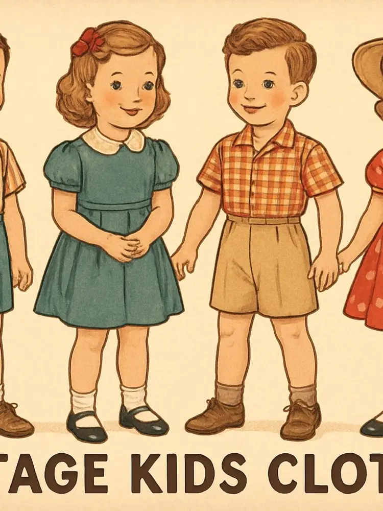 Vintage Kids Clothes 