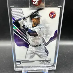 DEREK JETER PURPLE REFRACTOR /99 2024 Topps Pristine #147 New York Yankees