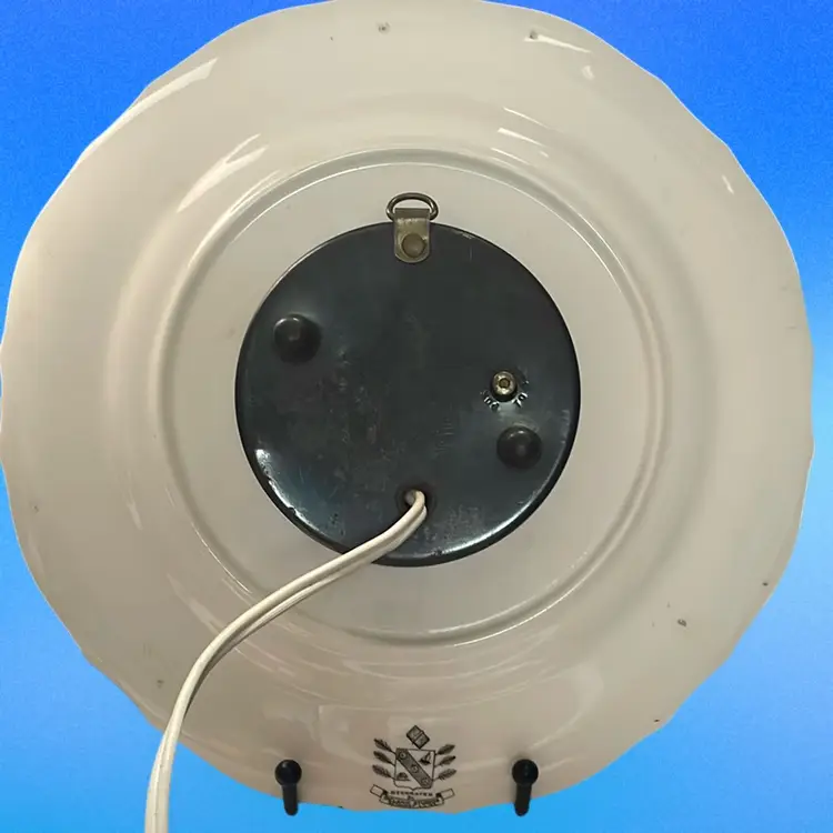 Vintage Currier & Ives Plate Clock.