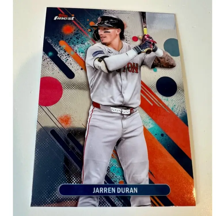 Jarren Duran Topps Finest Boston Red Sox