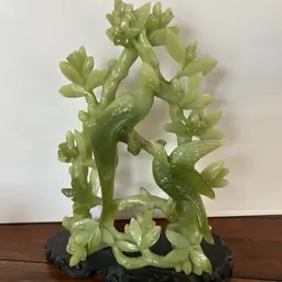 Jade Like Bird Sculpture