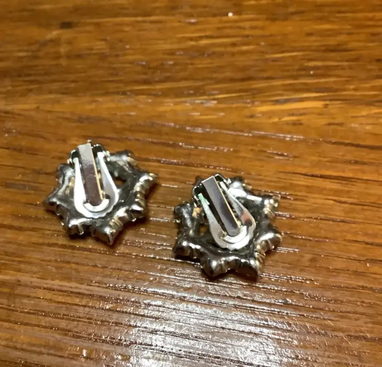 Amazing Vintage 50’s Art Deco Style Earrings