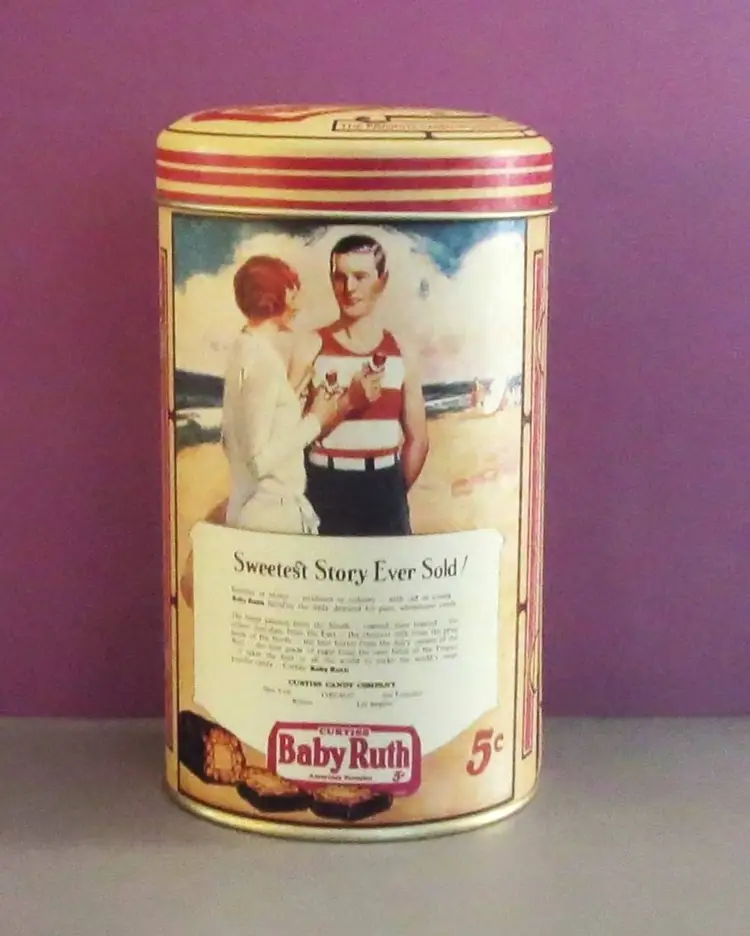 Vintage Replica Curtis Baby Ruth Tin Hong Kong