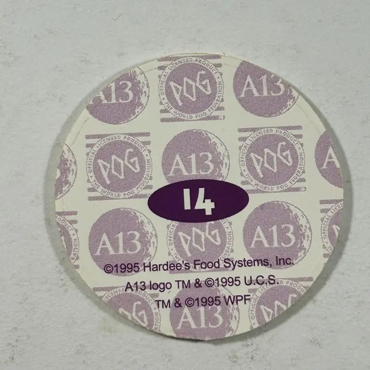 Apollo 13 POG #14 Service Module Jettisoned A13 NASA Hardee's Food Service 1995 -  185