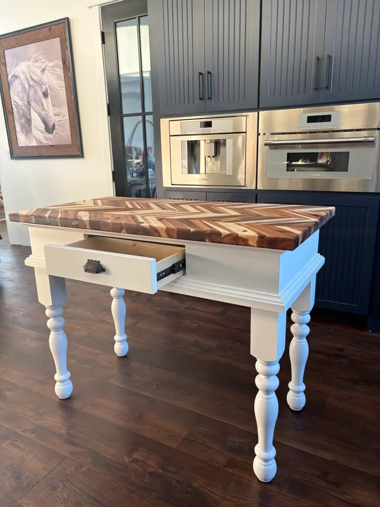 Butcher Block Kitchen Island