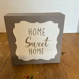 Home Sweet Home Box Sign