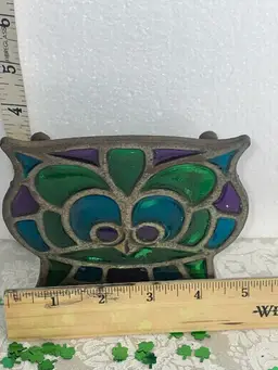 Made In Japan Stained Glass Napkin Holder